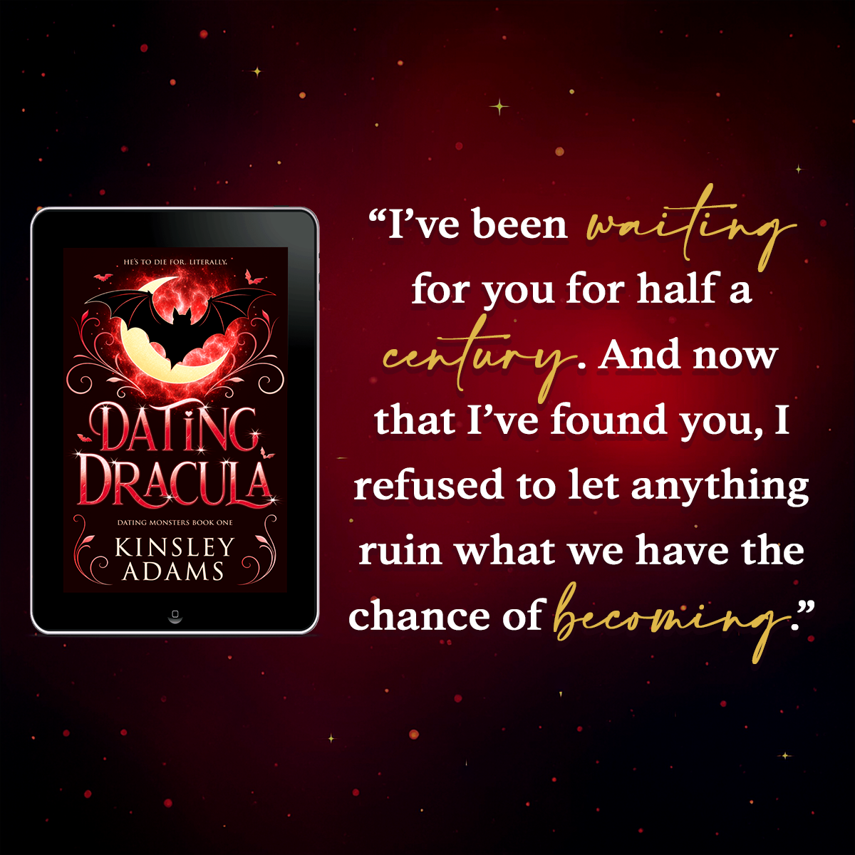 Dating Dracula: A Fated Mates Vampire Romance (Dating Monsters Book 1)