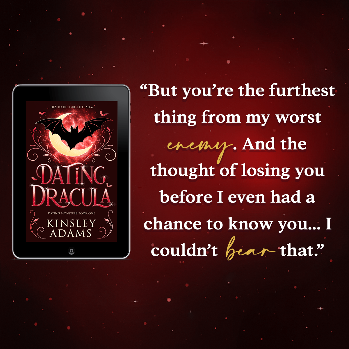 Dating Dracula: A Fated Mates Vampire Romance (Dating Monsters Book 1)