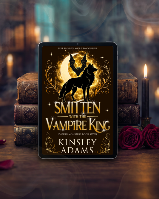 Smitten with the Vampire King: A Fated Mates Vampire and Vampire Slayer Romance (Dating Monsters Book 7)